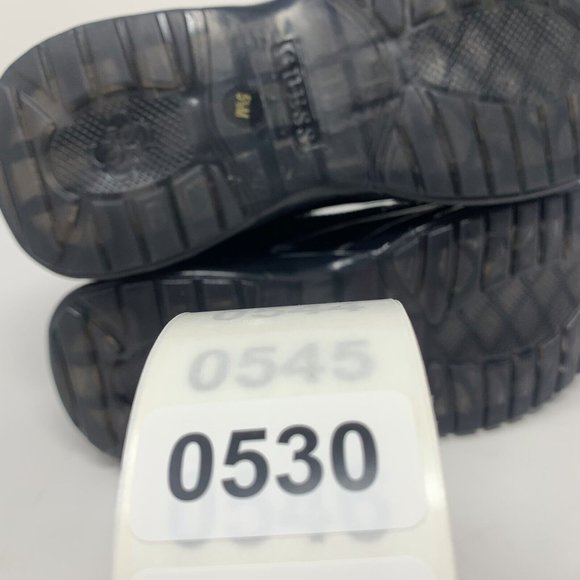 Guess GW Circa‎ Sneakers Women's 5.5M Black Faux Suede Embellished Lace Up S0530 - Picture 9 of 9